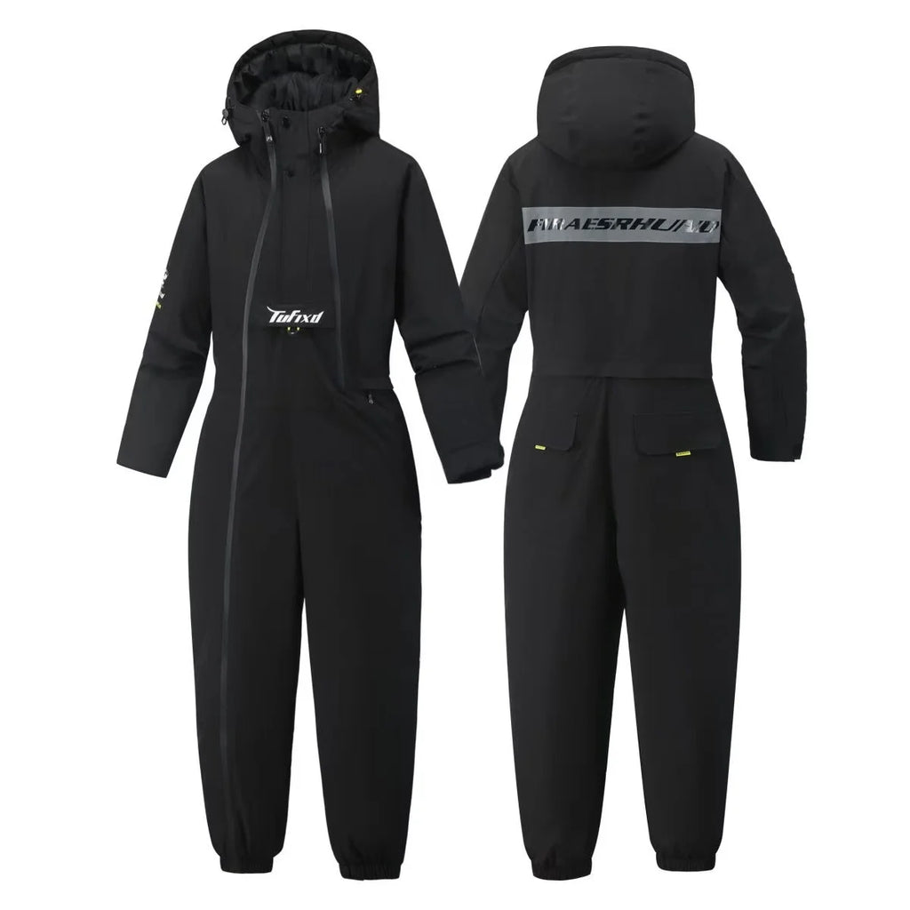 Mono de ciclismo y esquí para hombre y mujer, traje de esquí multifuncional, traje de nieve, impermeable, grueso, cálido, 이 한