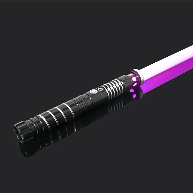 Sable de luz metálico RGB para cosplay, espada de luz, barra luminosa Kpop, espada de juguete para rave, intermitente