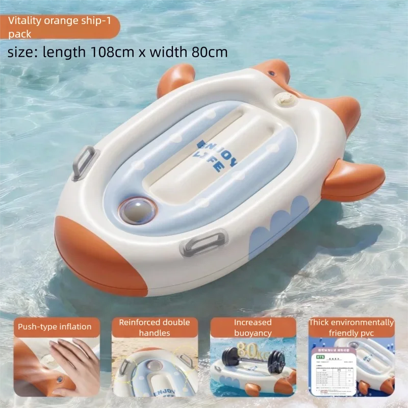Tabla de paddle surf inflable, gruesa y duradera, para niños, con asa, para surfear en olas, tabla SUP para deportes acuáticos al aire libre.