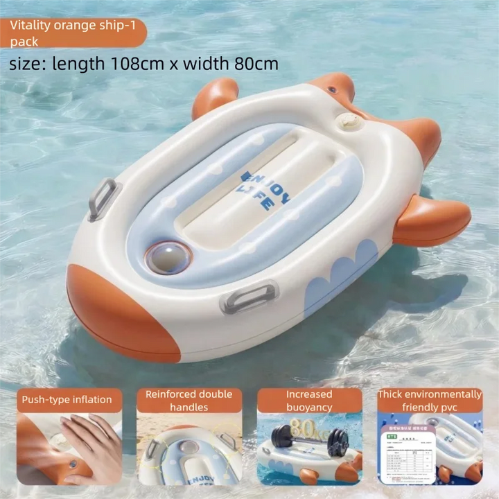 Tabla de paddle surf inflable, gruesa y duradera, para niños, con asa, para surfear en olas, tabla SUP para deportes acuáticos al aire libre.