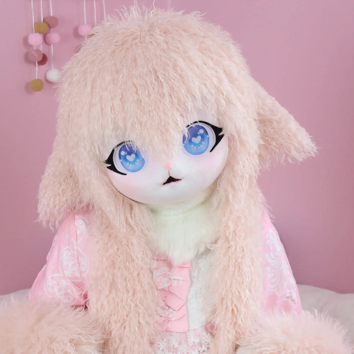 Cubrecabezas de Fursuit de Peluche con Cabeza de Oveja Kig, Estilo Anime, Máscara de Cosplay para Comic Con, Halloween, Fiestas y Actuaciones