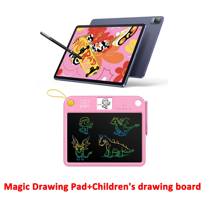 Tableta de dibujo XPPen Magic Drawing Pad de 12,2 pulgadas, Android, 8 GB/256 GB, 8000 mAh, con lápiz óptico X3 Pro Slim, 60 grados de inclinación, tableta de dibujo Android 15