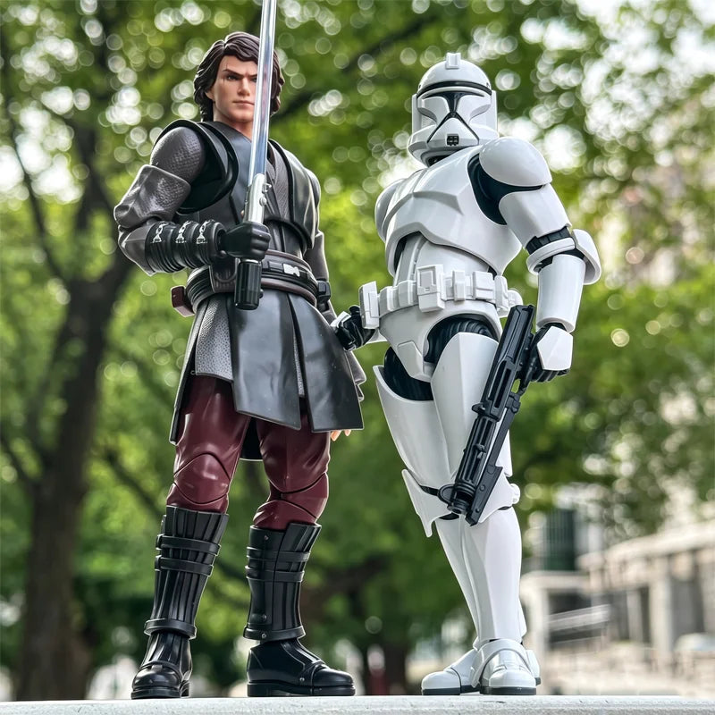 BLOKEES Star Wars, figura de acción articulada del clon Anakin Skywalker, modelo para ensamblar, juguete coleccionable, regalo.