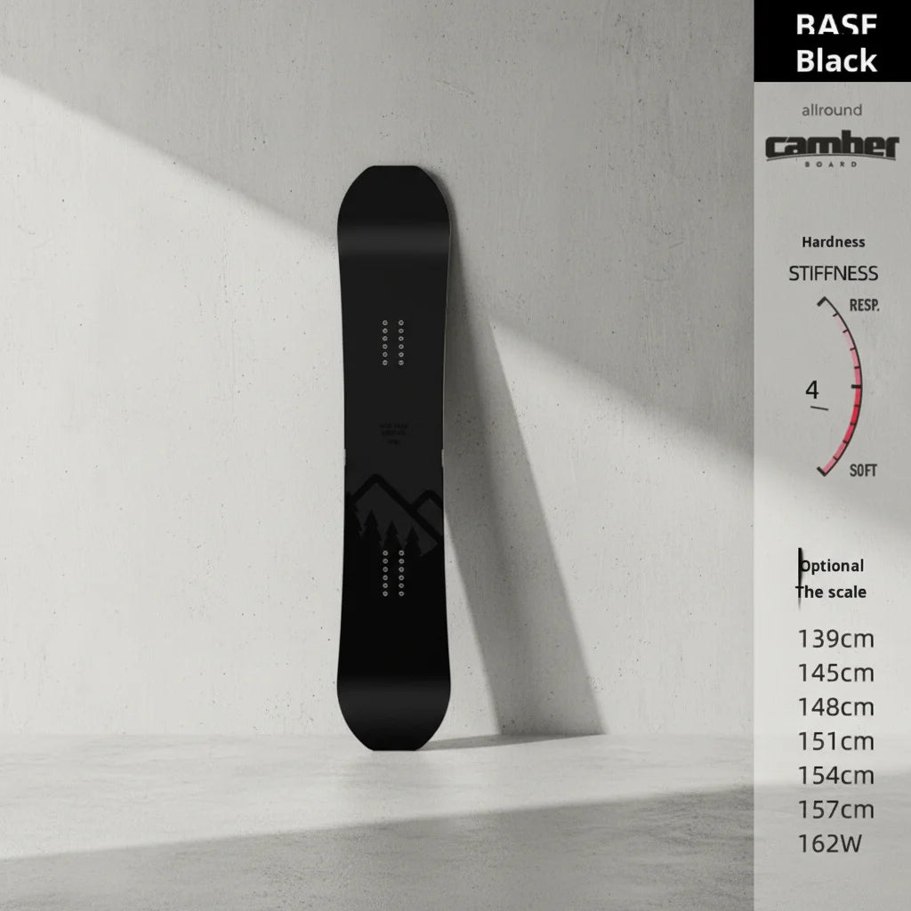 Tabla de Snowboard de Plástico Inyectado de Alta Calidad, Modelo QYWX QYSN001, para Adultos, Hombres y Mujeres, Fabricada en China