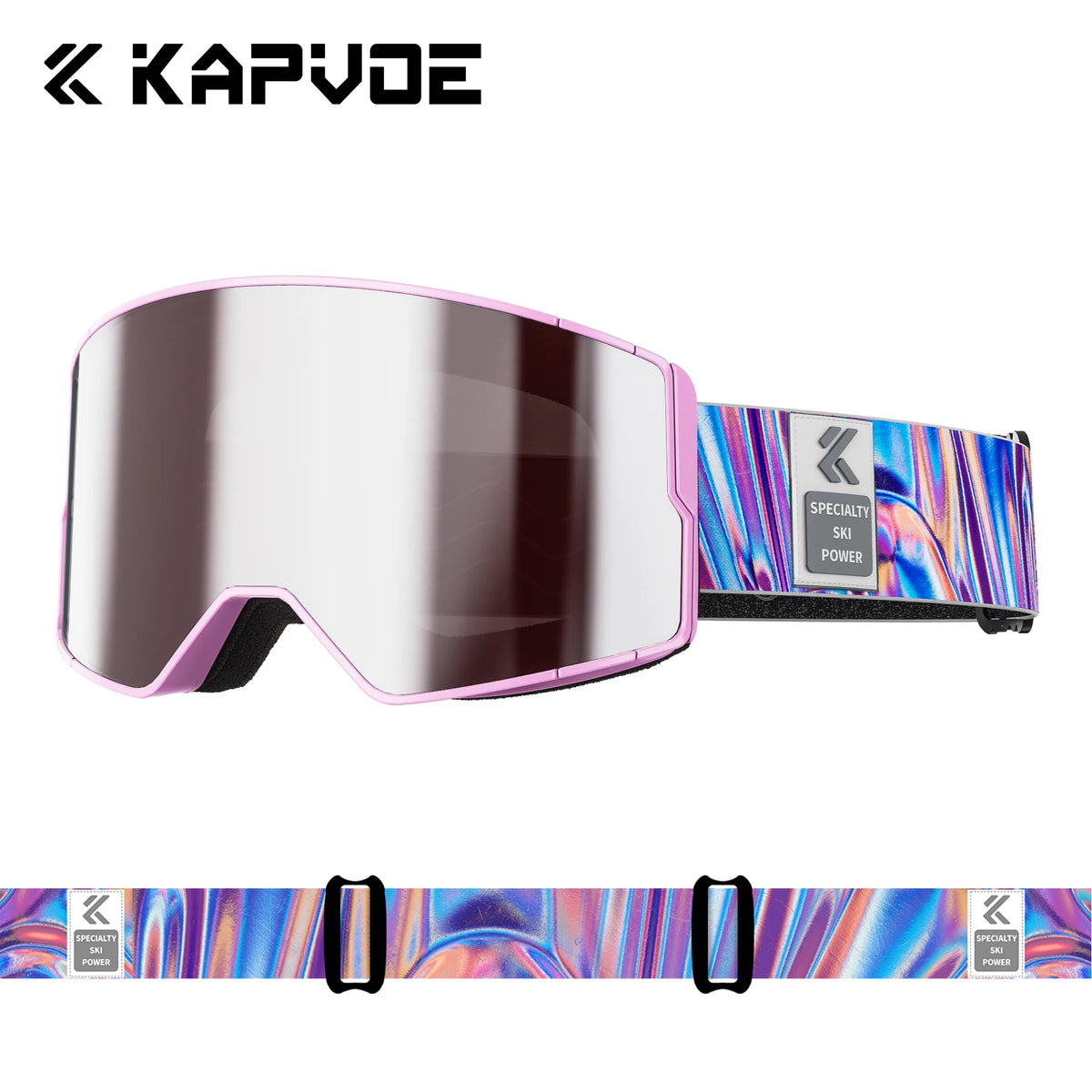 Kapvoe, nuevas gafas de esquí para hombre, máscara antiniebla para Snowboard, gafas de nieve fotocromáticas para mujer, gafas de protección UV400, gafas de invierno para moto de nieve