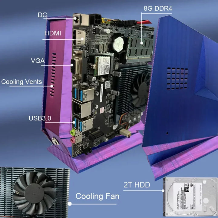 Consola de Juegos Retro G3 Pro con Win11 y Batocera, Disco Duro de 500GB/2TB, Más de 99,999 Juegos, Soporte 3D, Más de 60 Emuladores