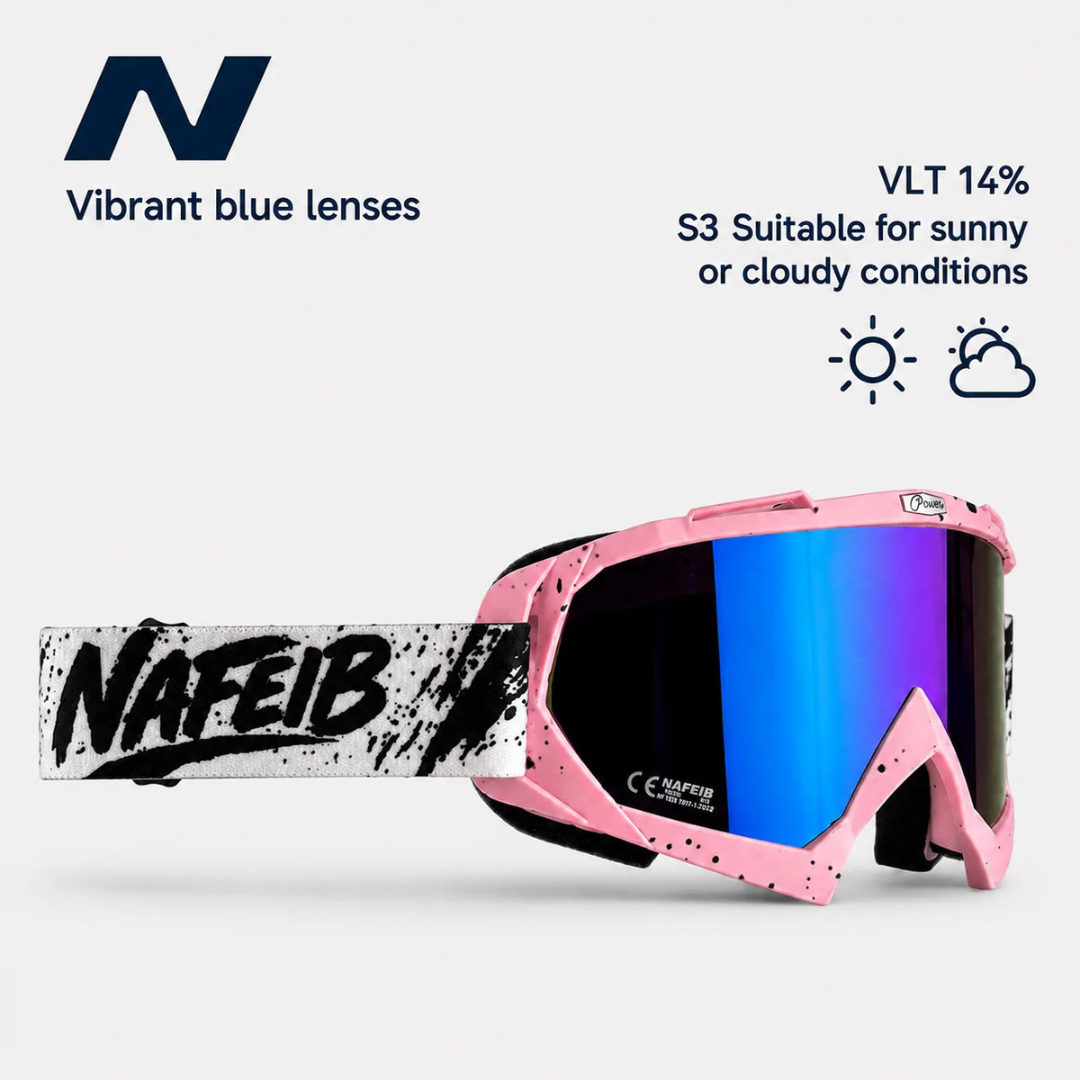Gafas de esquí, ciclismo, motocicleta, gafas a prueba de viento, UV400, gafas de nieve para snowboard, gafas de esquí para deportes al aire libre de invierno