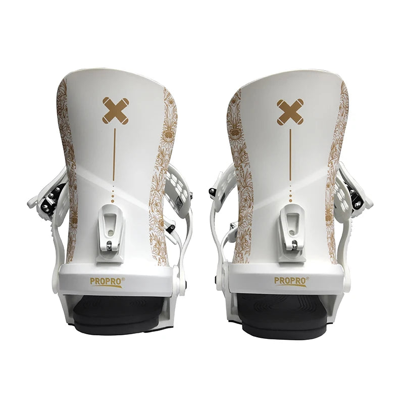 Fijaciones de Snowboard para Adultos All Mountain, Ajuste Rápido, Hebilla de Correa de Escalera Tradicional, Productos de Esquí