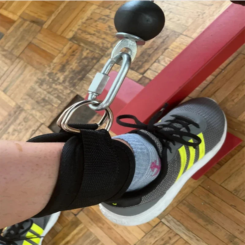 Juego de Bandas de Resistencia con Correas para Tobillos, Equipo de Ejercicio, Pesas para Tobillos, Banda Elástica de Yoga para Gimnasio, para Hombre y Mujer