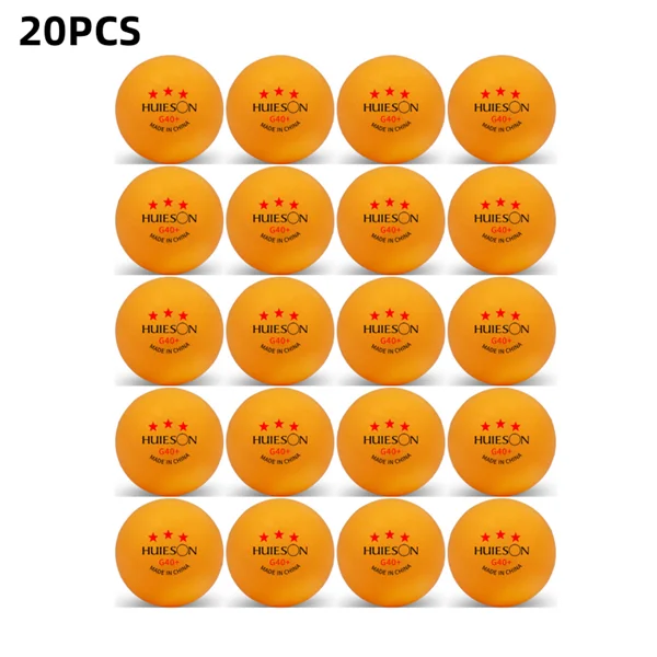 Huieson pelotas de Ping Pong profesionales de 3 estrellas ABS + nuevo Material pelotas de tenis de mesa para Robot de entrenamiento multibalas