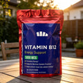 30 Parches Transdérmicos de Vitamina B12 - Suplemento para Energía, Metabolismo y Salud del Sistema Nervioso
