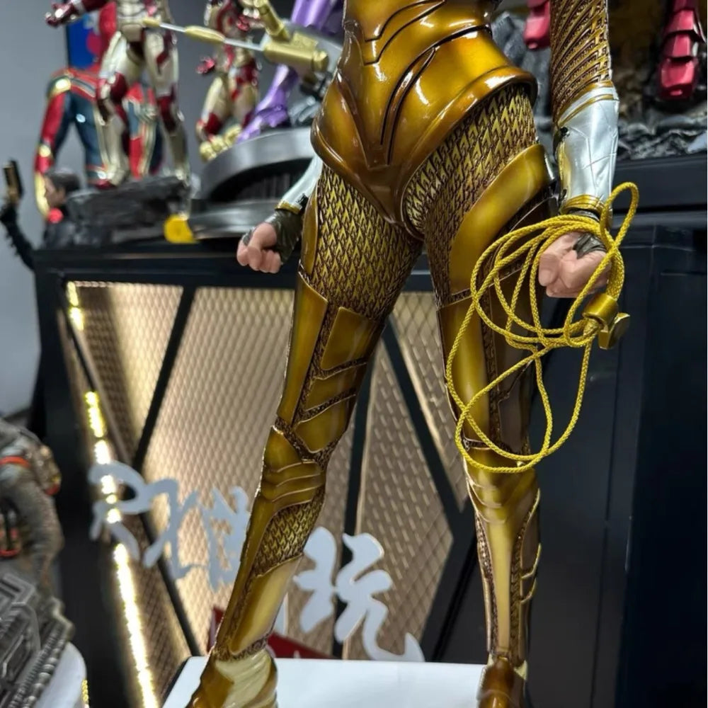 70cm Wonder Woman Superhero Perimeter Resin Model Scene Statue Desktop Decoration Ornaments New Year Gifts Toys