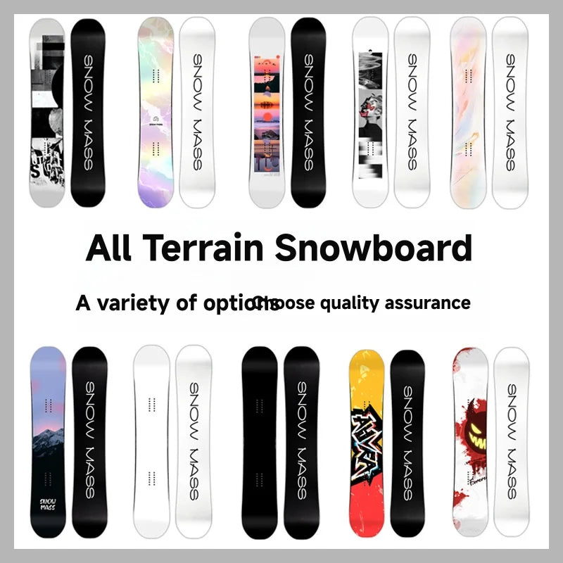 Venta de Fábrica, Snowboard Profesional con Diseño Personalizado, Fibra de Vidrio, ABS, Sándwich, Álamo, para Mujer y Hombre, Esquí de Invierno, Todo Terreno, Twin-tip
