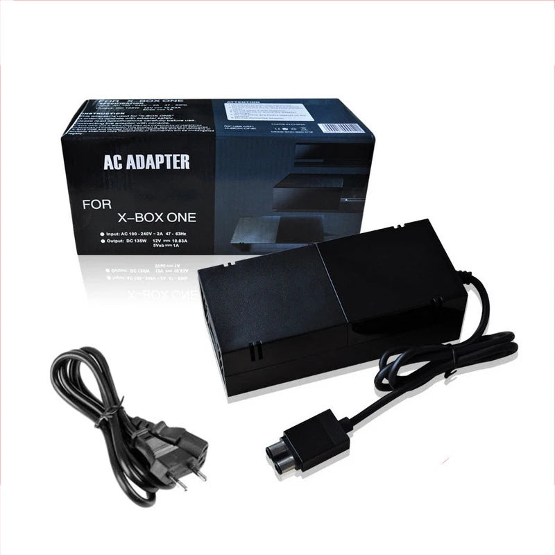 Adaptador de Corriente de Repuesto con Enchufe Europeo, Compatible con Consola Xbox One, Cargador de CA Estable, Accesorio de Alimentación para Consola de Juegos en Casa