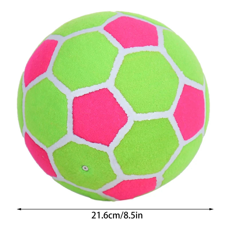1 unidad de balón de fútbol adhesivo para juegos de dardos con el pie, dardos de fútbol, balón de fútbol de fieltro, para tablero de dardos de fútbol inflable para exteriores