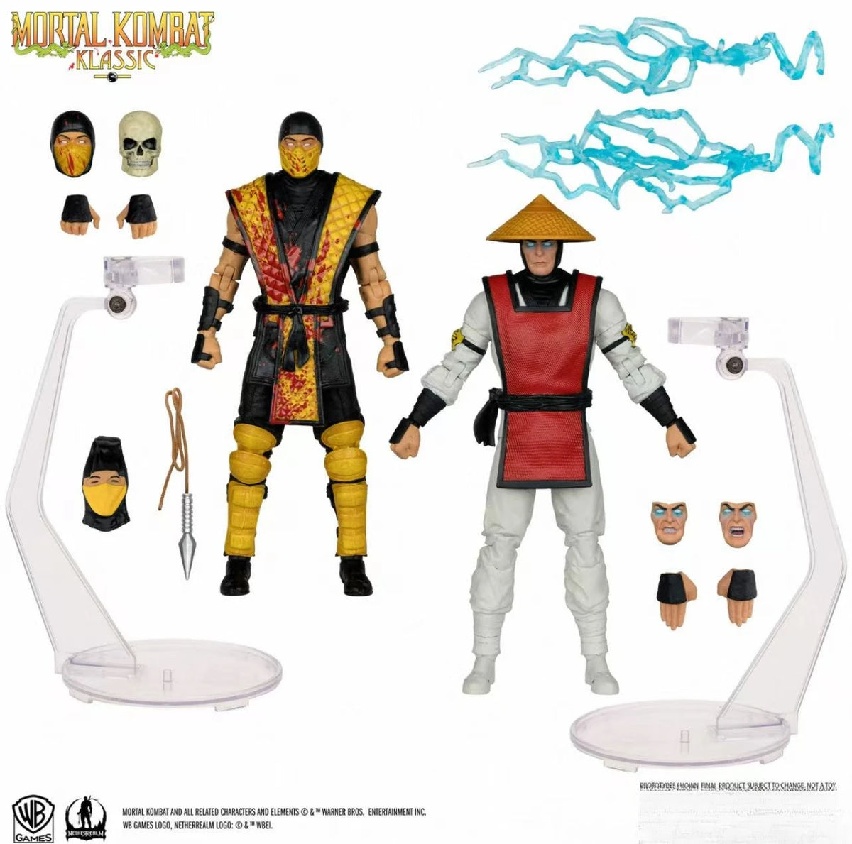 Figura de acción articulada de 17 cm de los personajes de Mortal Kombat: Spawn, Sub-Zero, Scorpion, Kitana y Liu Kang