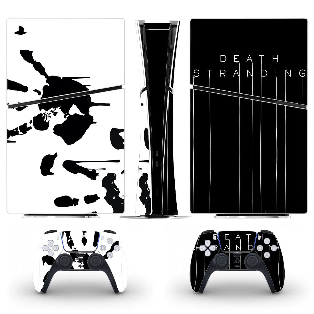 New Game PS5 Slim Digital Skin Sticker Decal Cover for Console and 2 Controllers PS5 Slim Sticker Vinyl