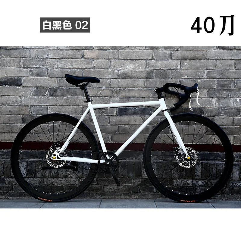 Bicicleta de carretera Bike Live Fly para hombre, modelo deportivo completo, superligera, con freno de disco, neumáticos sólidos de 24" y 26", bicicleta de carretera de carbono para adultos