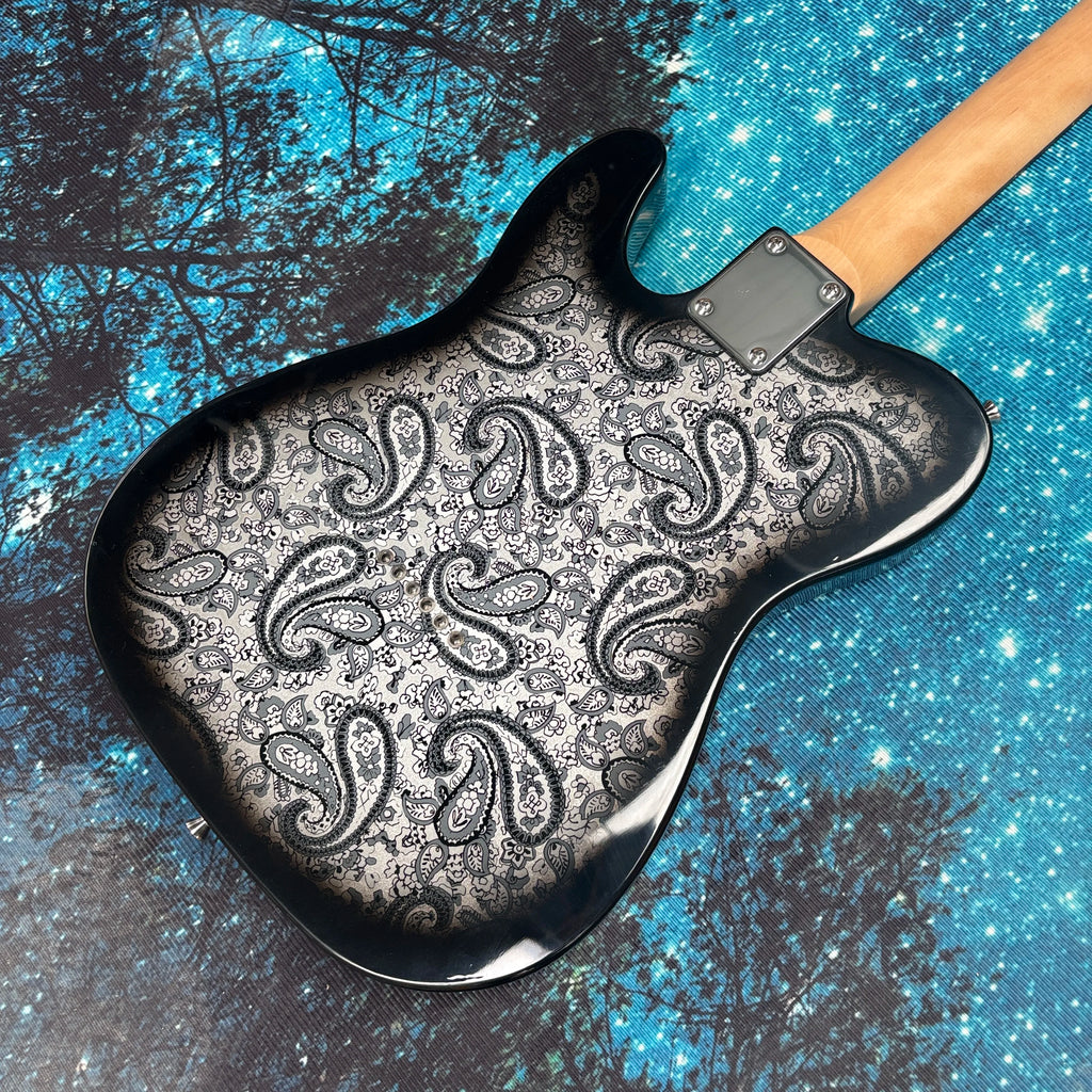 Guitarra eléctrica de 12 cuerdas, guitarra eléctrica con cuerpo de caoba, guitarra eléctrica de 22 trastes con un solo pastilla.