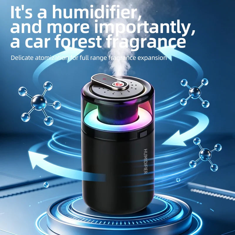 Humidificador y Difusor de Aroma USB con Diseño de Cielo Estrellado, Mini Nebulizador Portátil con Luz RGB, Ideal para Auto, Hogar y Oficina