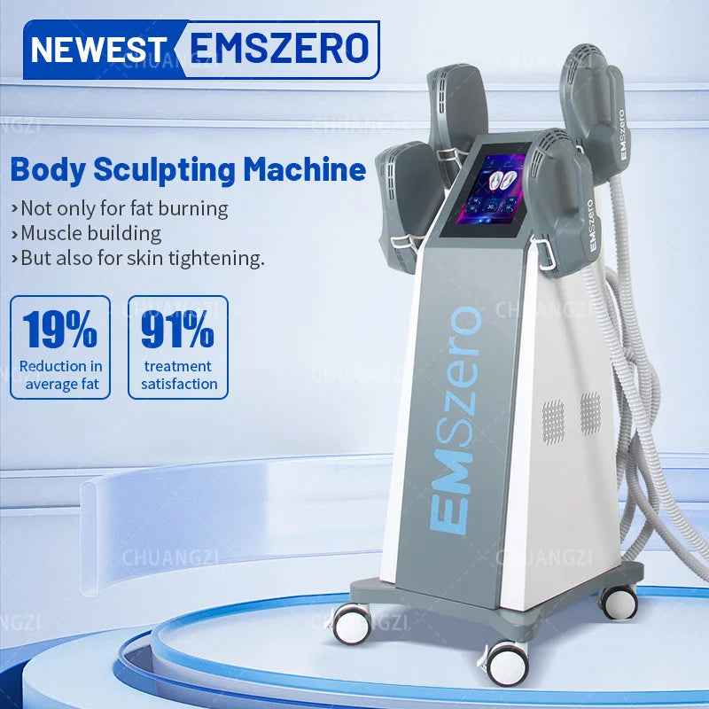 Máquina de Adelgazamiento EMSZERO PRO 6500W NEO Hi-emt, EMS+EMT/RF Nova, Escultor Corporal EMS, Estimulador Muscular Pélvico EMSZero para Salón