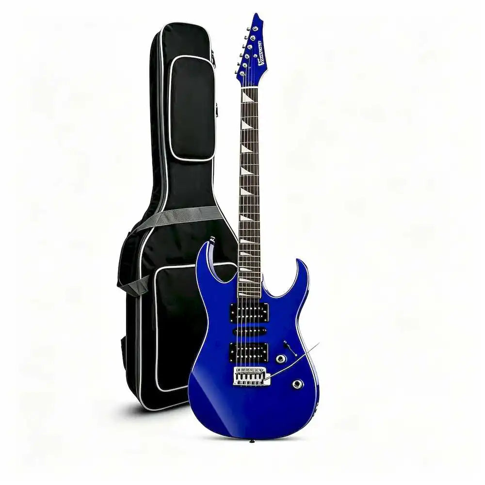 Guitarra Eléctrica de Cuerpo Sólido a Precio Económico con Tapa de Abeto y Diapasón de Arce/Rosal, Marca y Color Personalizados de Alta Calidad