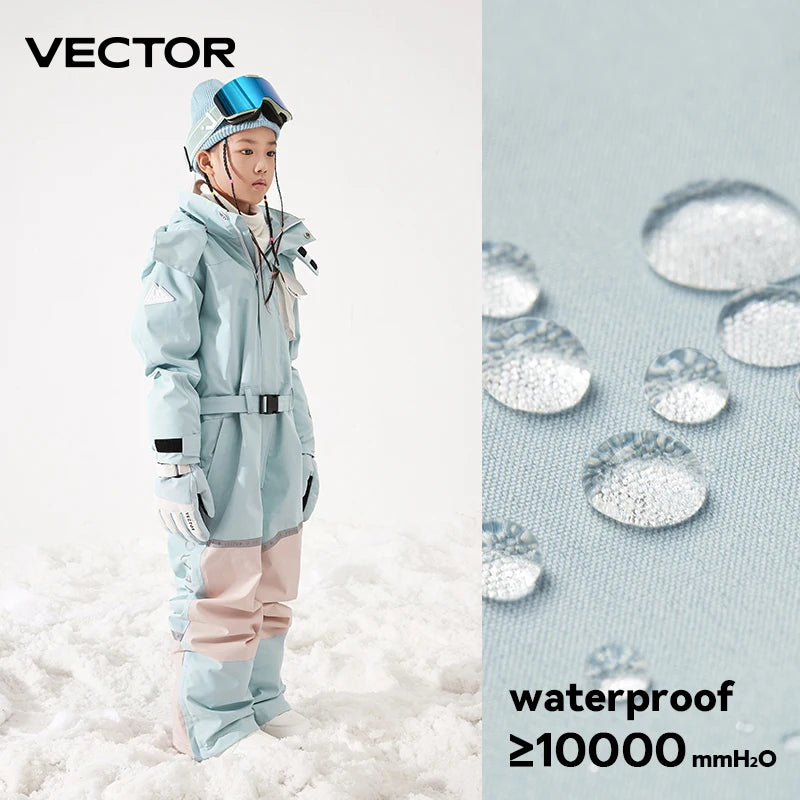 Mono de esquí de una sola pieza para niños, ideal para actividades deportivas al aire libre, chaqueta para practicar snowboard, mono cálido, ropa de invierno impermeable, overol con capucha.