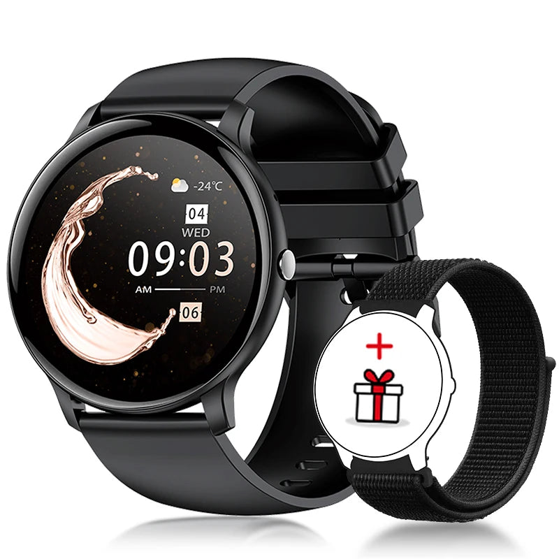 LIGE Waterproof Women Smart Watch Heart Rate Blood Pressure Monitoring Men Smartwatch Sport Ladies Smart Watches For Android IOS