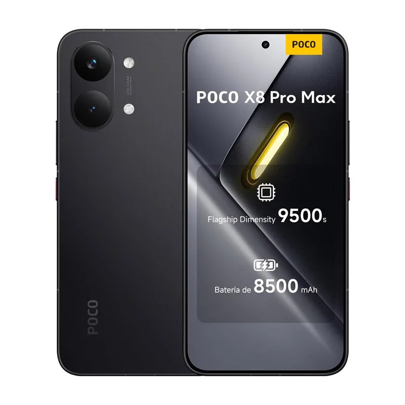 POCO X8 Pro Max 256GB/512GB Versión EEA MediaTek Dimensity 9500s Pantalla AMOLED 1.5K de 6,83 pulgadas, 120 Hz Cámara de 50 MP IP68