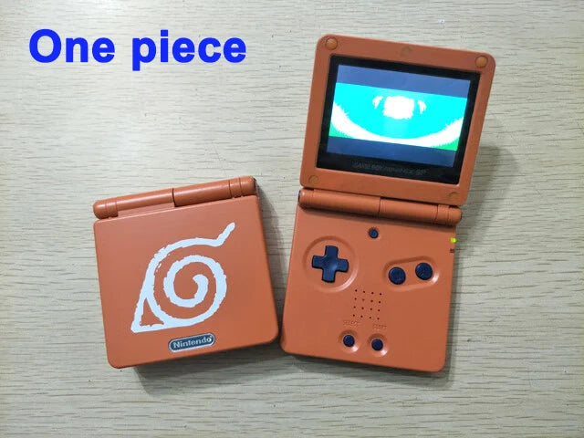 Gameboy Advance SP AGS-001 Consola de juegos GBA SP reacondicionada con nueva pantalla IPS Nueva carcasa y nivel de brillo ajustable