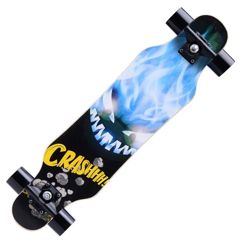 Patineta de 80 cm con cuatro ruedas, tabla de baile, para adultos, para calle, profesional, para principiantes, freestyle, patineta de doble kick.