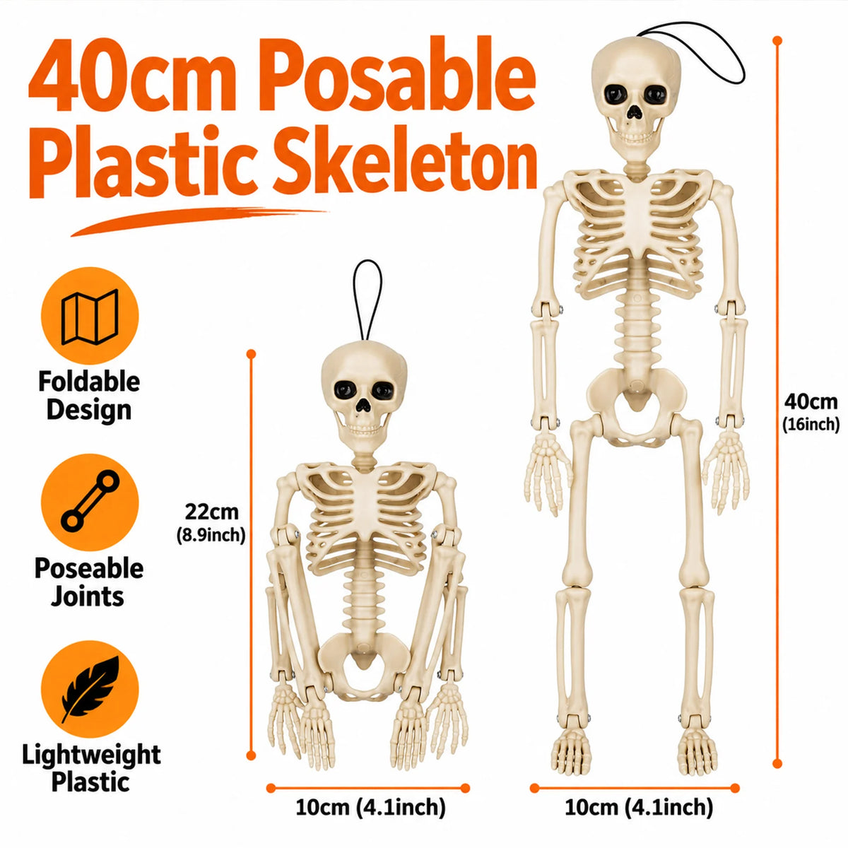 1 unidad de cadena de luces LED de fantasmas, decoración de Halloween para fiestas en el hogar, accesorio decorativo, luces de adorno para exteriores, funcionan con pilas