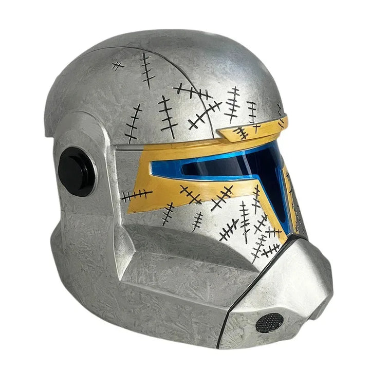 2025 aaa Cosplay SW Commander Helmet Resin Man Halloween Mask Masquerade Carnival Party Props for Adult High Quality
