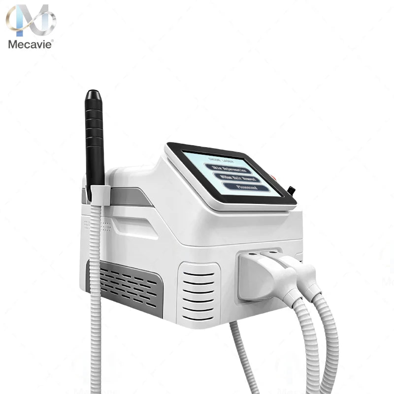 Máquina Láser de Picosegundos 2 en 1 de 808nm, Depilación Láser Diodo Indolora con Enfriamiento, Eliminación de Tatuajes con Láser de Picosegundos de 4 Longitudes de Onda