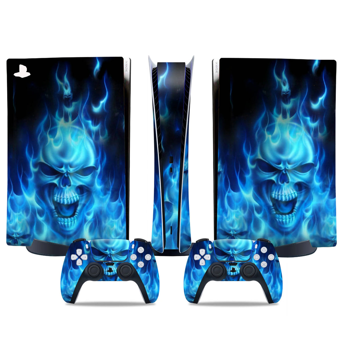 Adhesivo para consola PS5 Digital, cubierta protectora de vinilo para control de juego