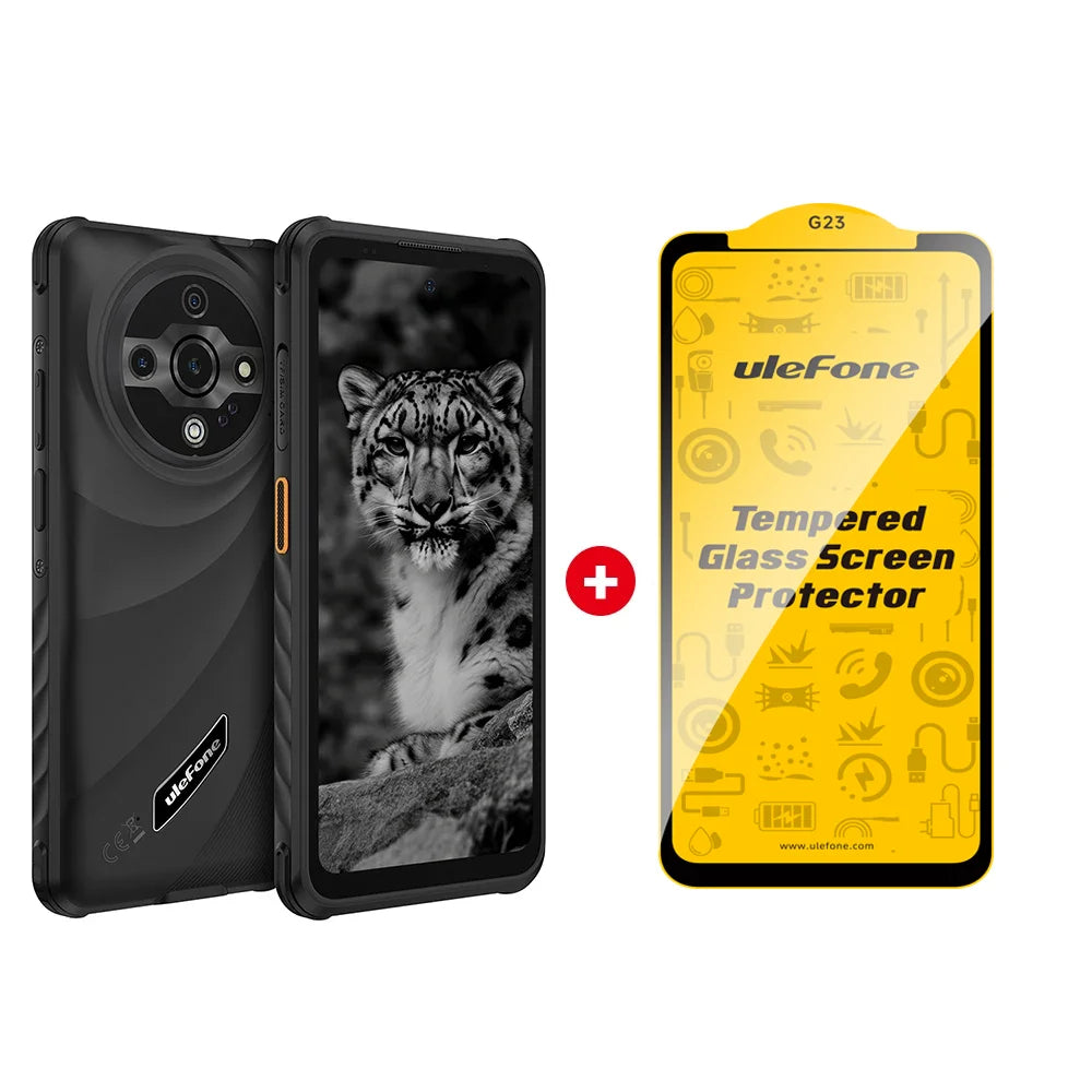 Teléfono robusto Ulefone Armor X31, 6.56'', 12 GB RAM + 128 GB ROM, cámara nocturna de 48 MP, Android 14, NFC, emisor de infrarrojos, smartphone 4G, versión global