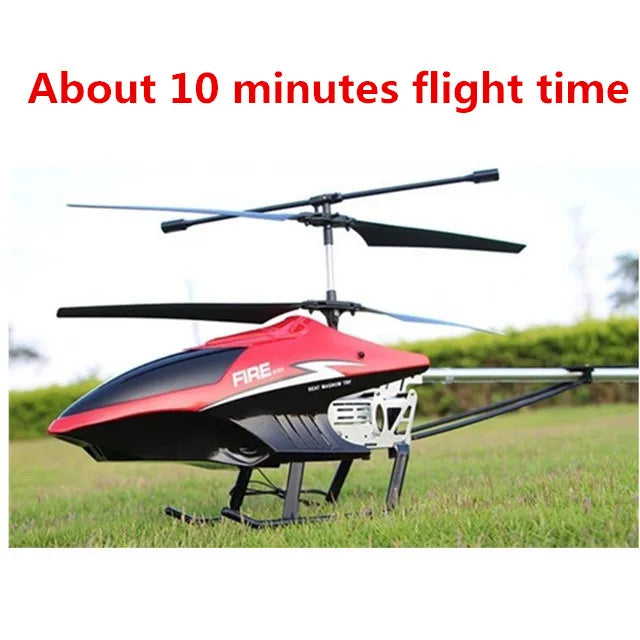 Nuevo helicóptero Rc 3.5CH 80cm avión grande Extra duradero con luces LED aleación para exteriores helicópteros RC distancia de Control 100m