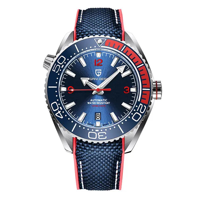 Reloj Pagani Design PD-1679 para hombre, nuevo, movimiento japonés 8215, reloj mecánico, cristal de zafiro, resistente al agua 100M, reloj de pulsera automático
