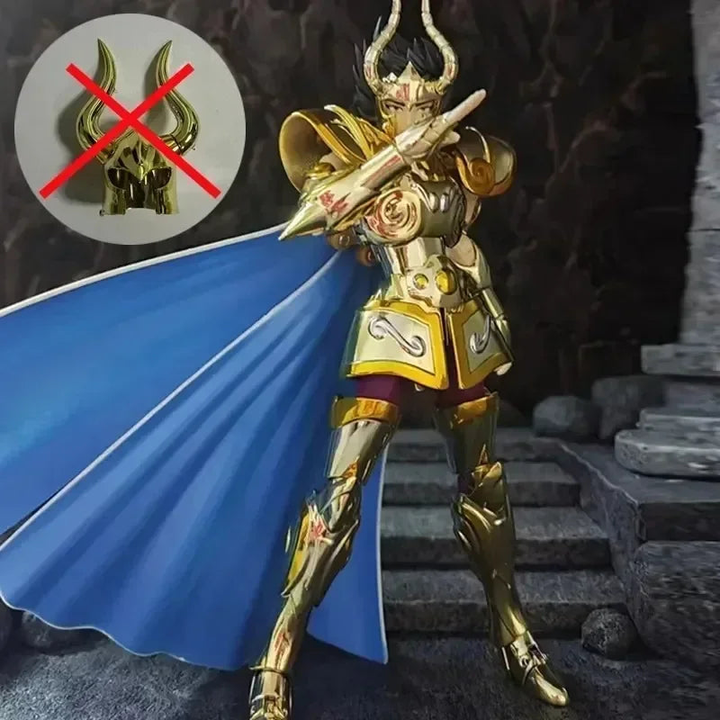 En stock: Figuras de acción de los Caballeros de Oro de Saint Seiya Myth Cloth EX: Capricornio Shura / Leo Aiolia / Aries Mu / Libra Dohko / Virgo