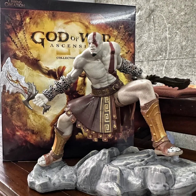 Figura de acción de Kratos de God of War en existencia, 18 cm, PVC, articulada, modelo de estatua de Kratos de Ghost of Sparta, juguetes para regalo de coleccionista