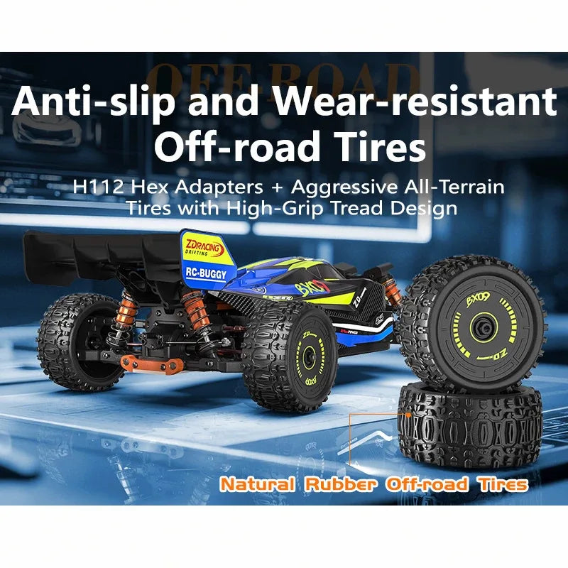 ZD Racing Buggy 4WD a Escala 1/9 RTR BX09, Vehículo Todoterreno 4WD, Modelo RC 4S, Juguete de Control Remoto, Regalos, Juguetes de Hobby para Niños