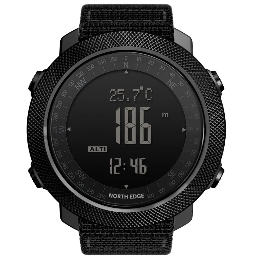 Reloj para hombre NORTH EDGE APACHE 50mm para deportes al aire libre, correr y nadar, con altímetro, brújula y resistencia al agua de 50M Reloj Hombre
