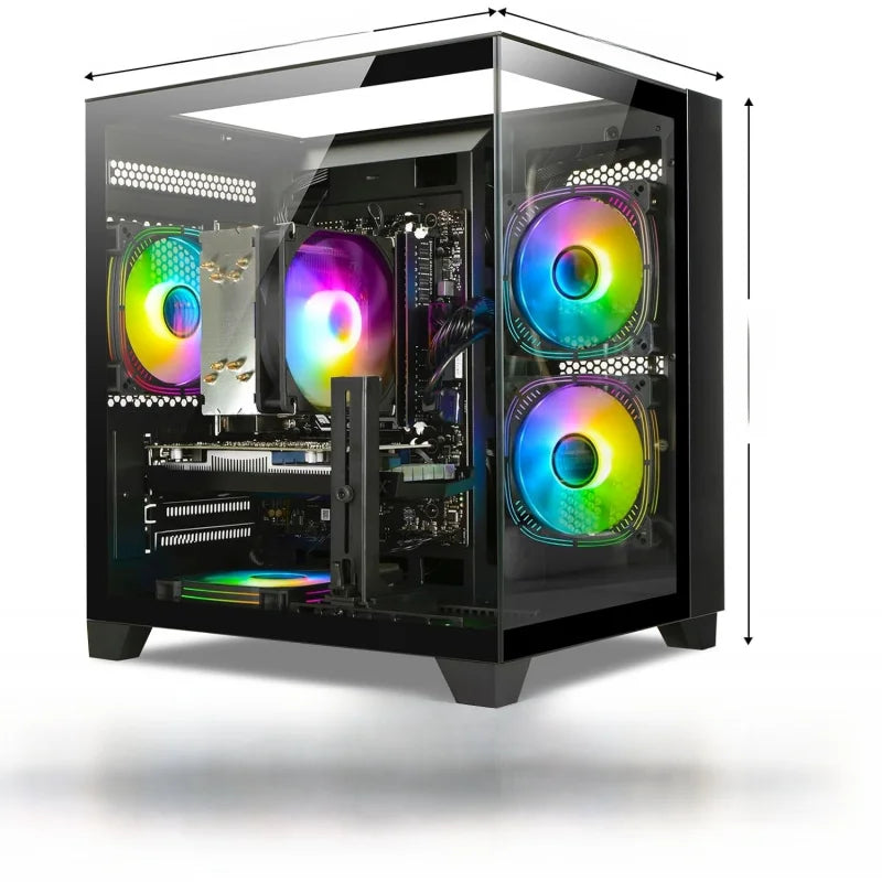 Computadora de escritorio I7-14700KF de 6 núcleos a 2.5GHz, RTX 4070 de 12G, 32G de RAM DDR5, SSD NVME de 1TB, PC para juegos preensamblada.