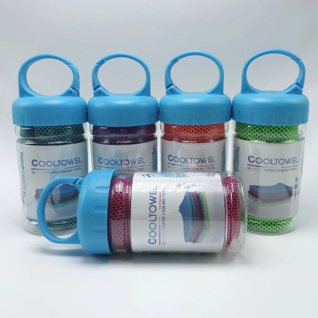 Toalla Refrescante Suave y Transpirable de 39.4 x 11.8 Pulgadas, Envolturas para el Cuello de Enfriamiento Instantáneo, Toalla de Microfibra de Secado Rápido para Yoga, Gimnasio, Deportes, Correr