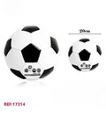 Balón de fútbol nuevo 2026 de 20 cm, diseño clásico blanco y negro, pelota de entrenamiento y ocio, envío rápido España