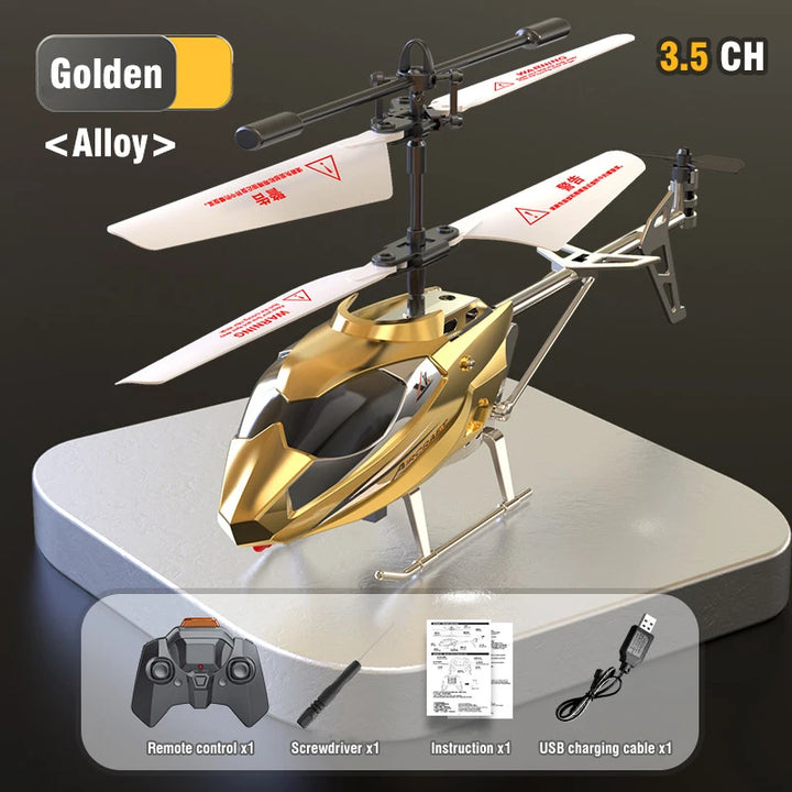 Helicóptero RC de 3,5 canales XK913 iluminado resistente a caídas juguete volador para niños regalo de Control remoto amigable para principiantes para niños mayores de 6 años
