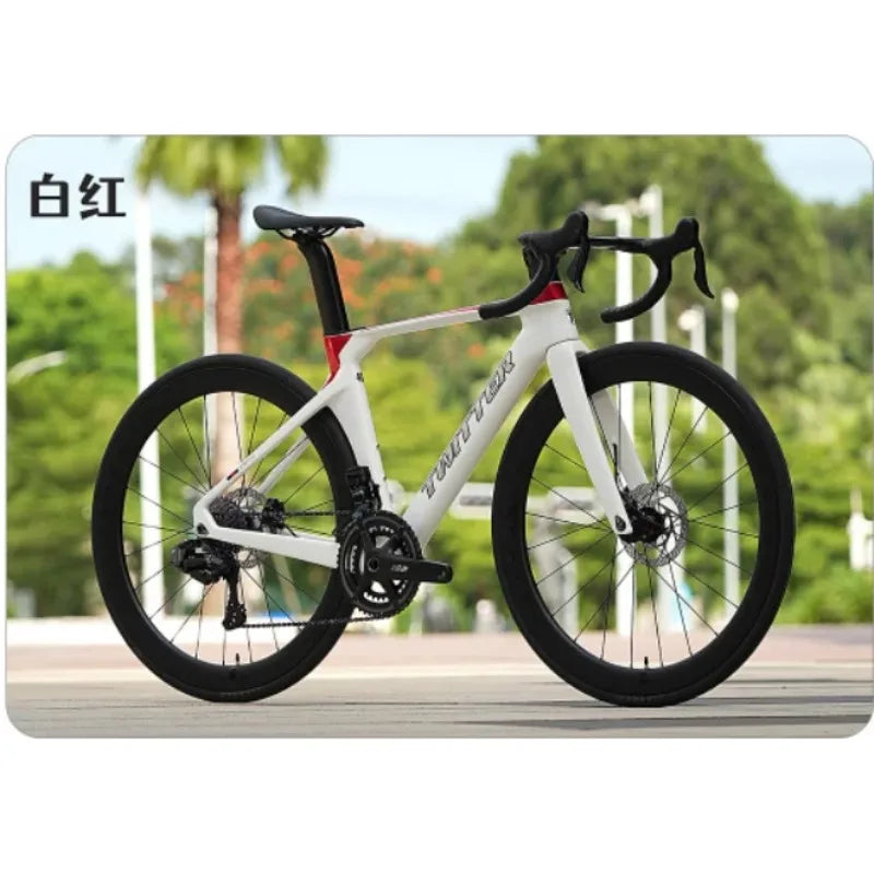 TWITTER R5PRO T800 Carbon Fiber Road Bike Electronic transmission EDS-TX7100-24Speed Pneumatic Road bicycle