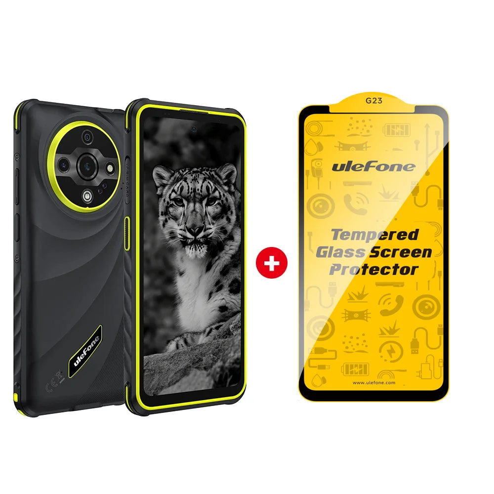 Teléfono robusto Ulefone Armor X31, 6.56'', 12 GB RAM + 128 GB ROM, cámara nocturna de 48 MP, Android 14, NFC, emisor de infrarrojos, smartphone 4G, versión global