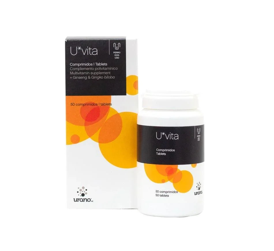 U-vita 50 comprimidos suplemento nutricional multivitamínico para perros Urano