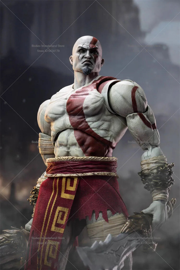 SIGMA STUDIOS GOW-01A 1/12 Scale Spartan White Sharpshooter Kratos GODSLAYER Male Soldier 6inch Action Figure Doll Collection